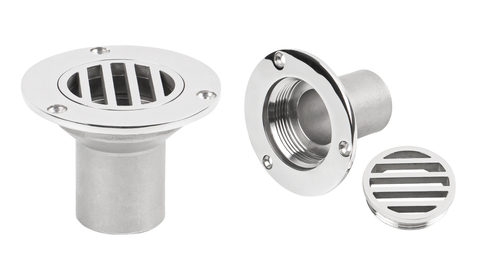 Abnehmbarer Cockpitablauf aus Edelstahl 316