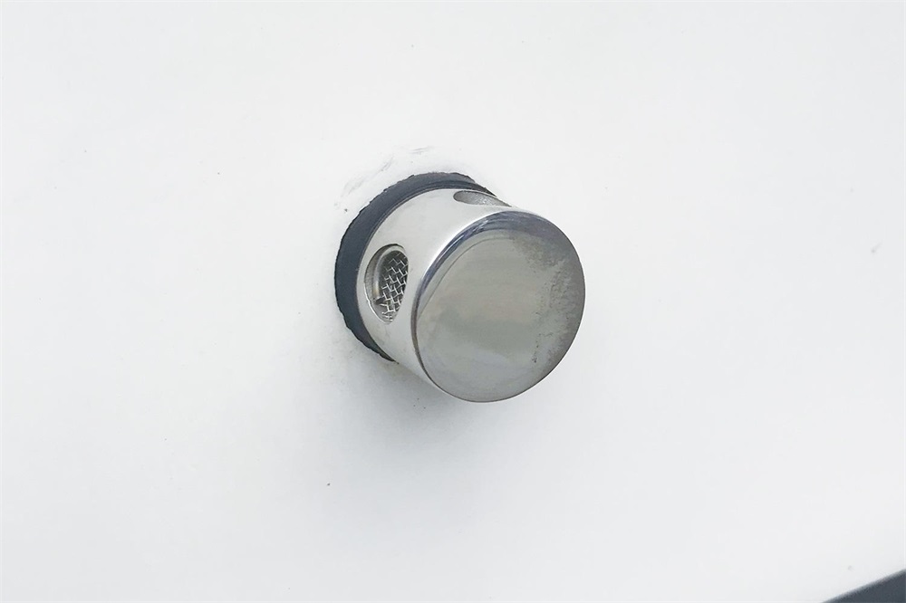 90-Grad-Tankentlüftung aus Edelstahl 316