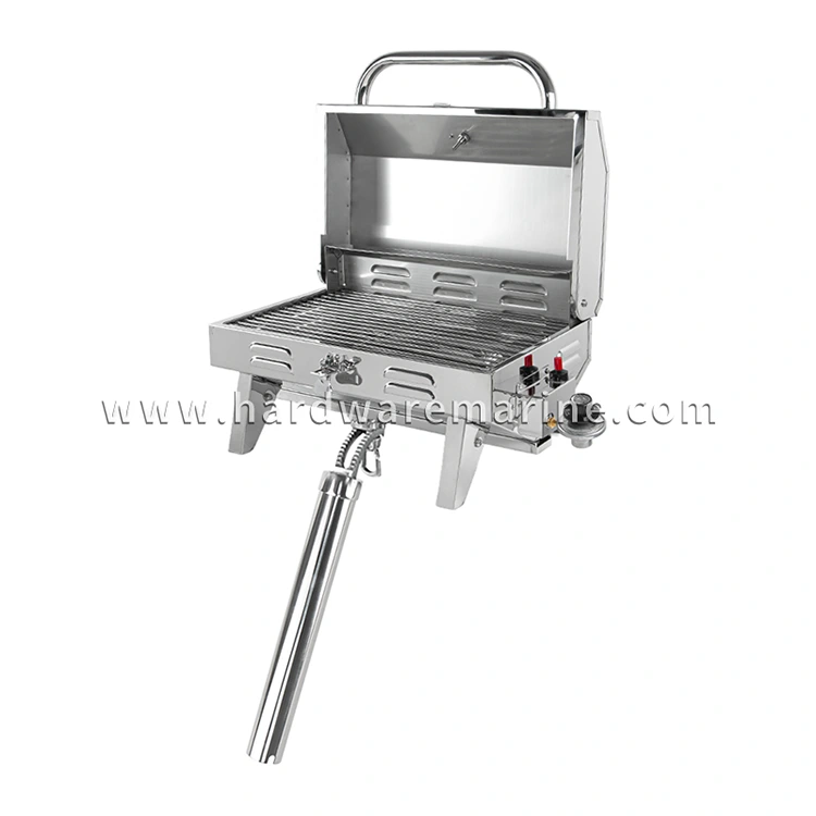 Tragbarer Marine-Gasgrill aus Edelstahl 304