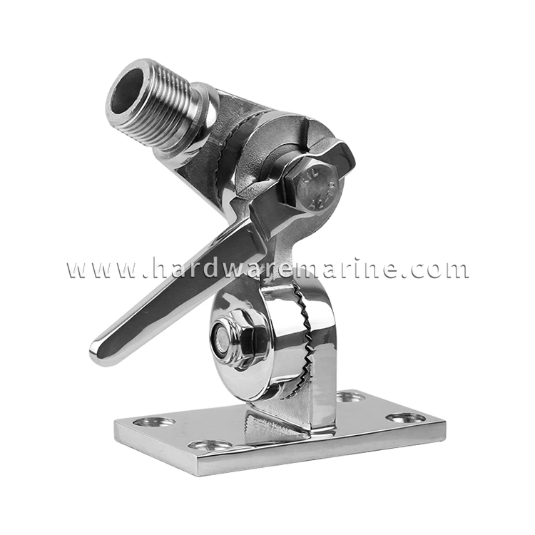 316 Edelstahl -Verstellbar Antennenbasis aus rostfreiem Stahl