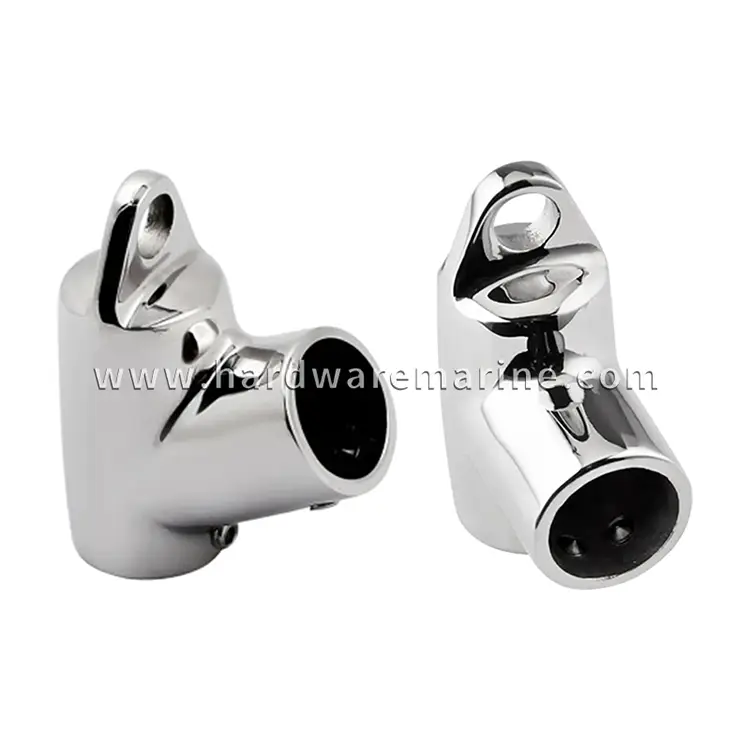 316 Edelstahl -Marine -Handlaufanpassung 60/90 Grad Tee -Stecker