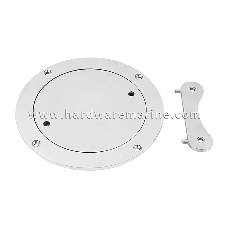 316 Edelstahl Marine Round Deck Plate mit Schlüssel