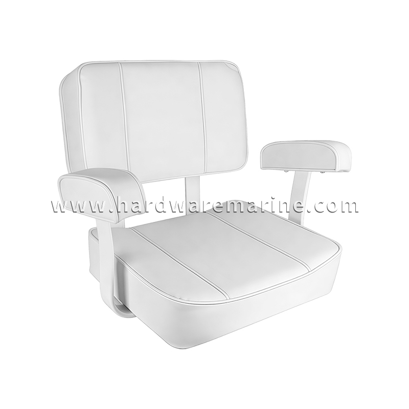 Deluxe gepolsterter klappbarer Bootssitz mit Armlehnen