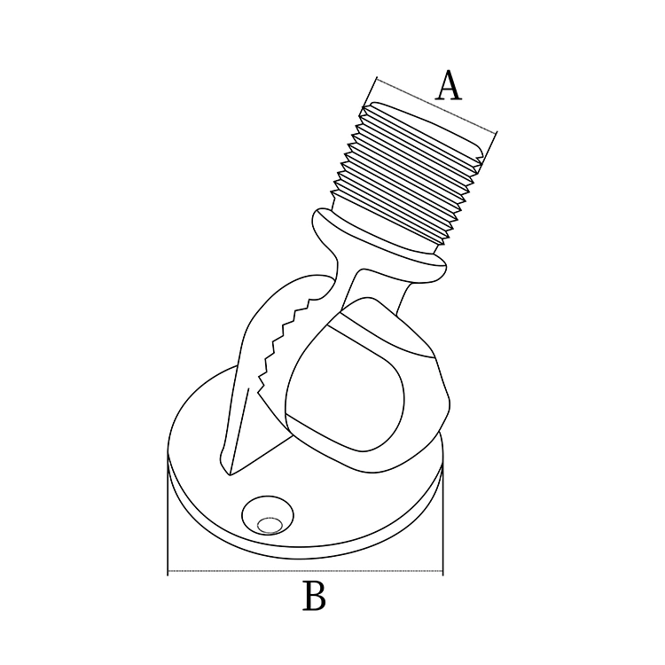 ABS Plastic Marine Thru Hull Fitting